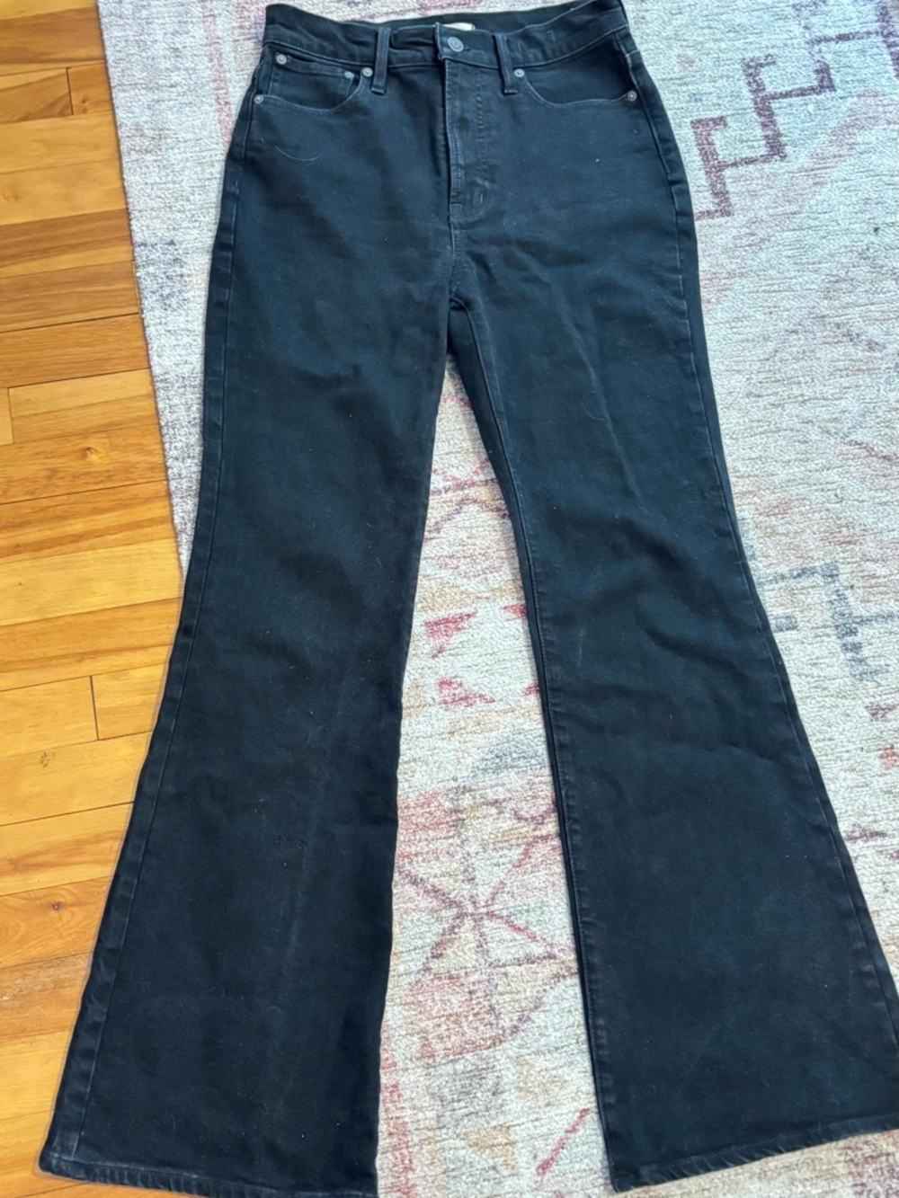 Madewell Perfect Vintage Flare Jeans Black size 27